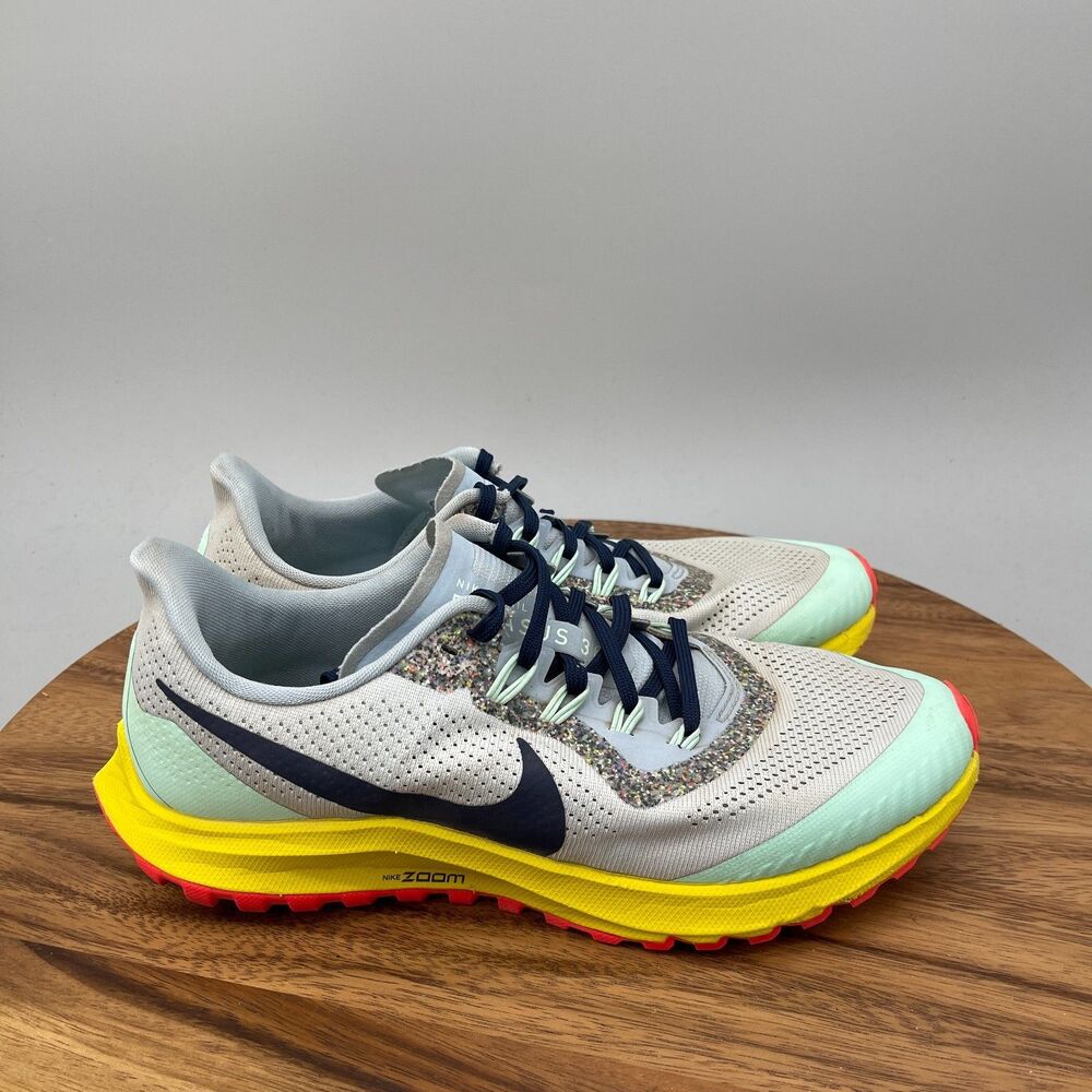 Nike Trail Pegasus 36 Shoes Womens Size 9.5 Gray Running Comfort Hiking Walking